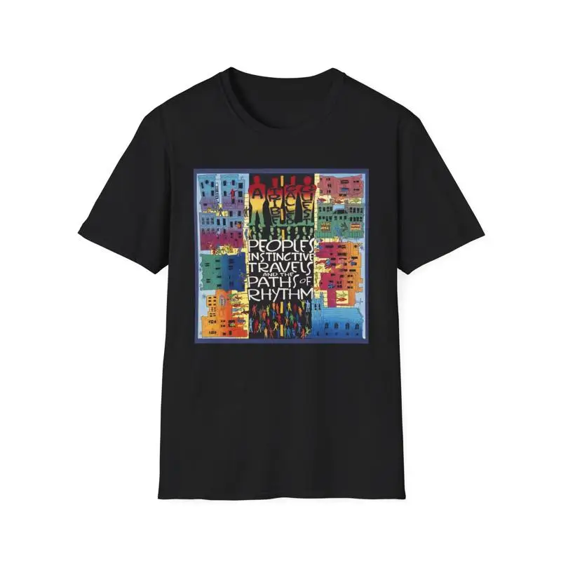 Camiseta Tribe Called Quest Viagens instantâneas populares Hip Hop colorido
