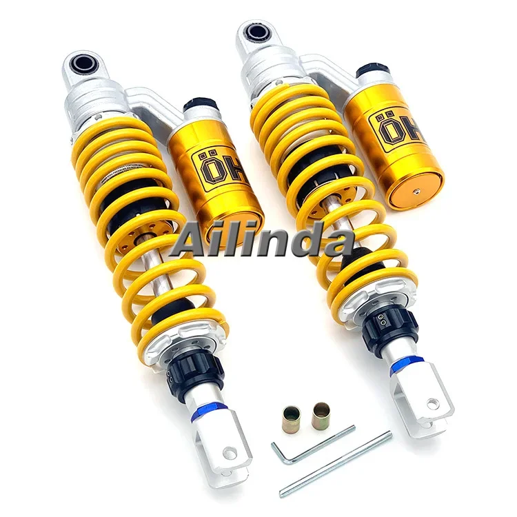 Suitable for modifying NMAX155 XMAX PCX motorcycle rear shock absorption and damping adjustable Olins