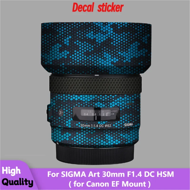 

Для SIGMA Art 30 мм F1.4 DC HSM для Canon EF Mount наклейка на рассеиватель Защитная Наклейка виниловая пленка защита от царапин