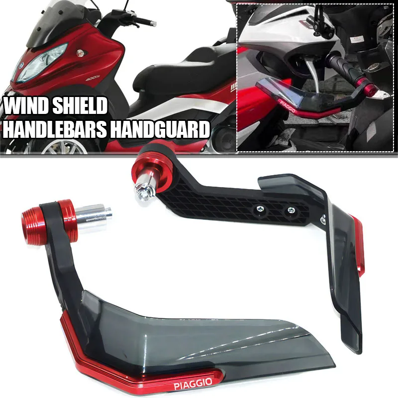 For PIAGGIO MP3 300 MP3 400 MP3 500 Motorcycle Accessories Handguard Windshield Hand Guards Handle Wind Shield Hand Protector