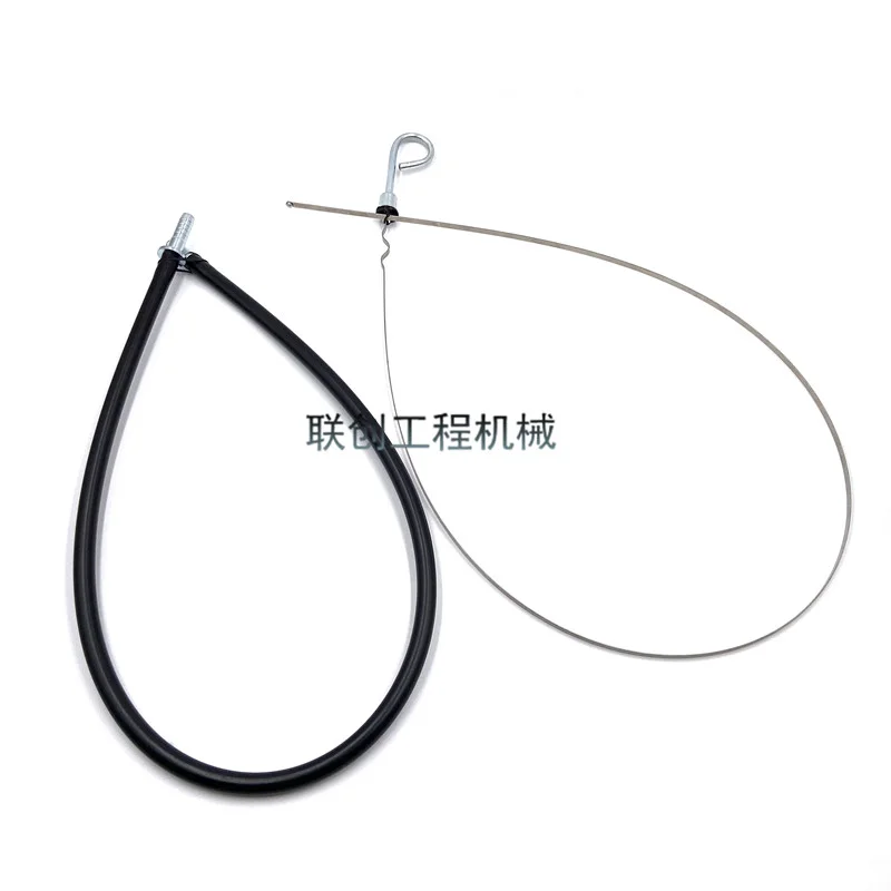 For Komatsu PC100/120-5-6/130-7 oil dipstick sleeve 4D102 engine oil dipstick excavator accessories