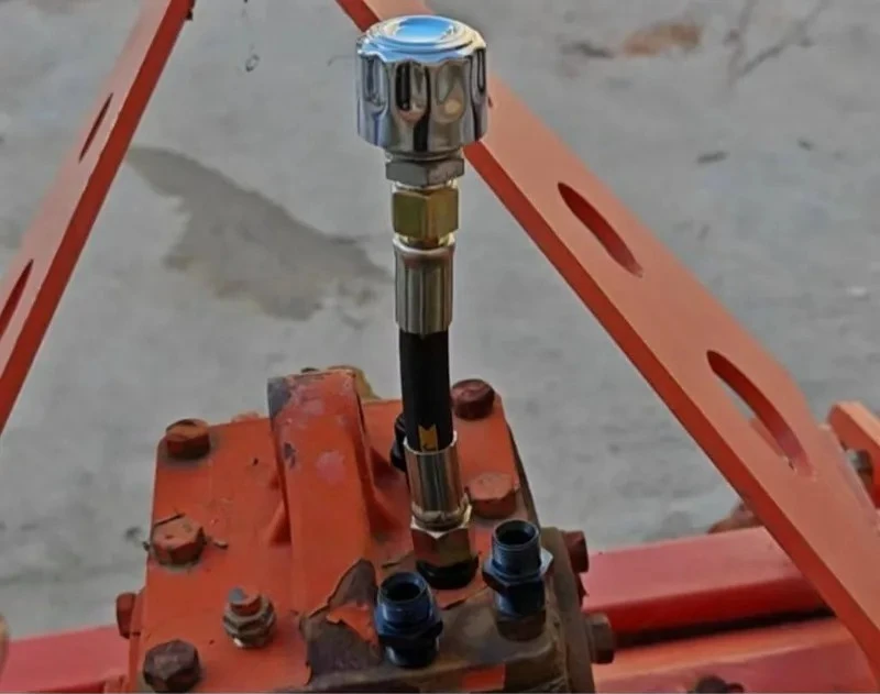 Rotary Tiller Gearbox Ventilation Valve, Dust‑Proof Leak‑Proof Exhaust Cap, Vent Hole Assembly with 20‑Thread Adapters