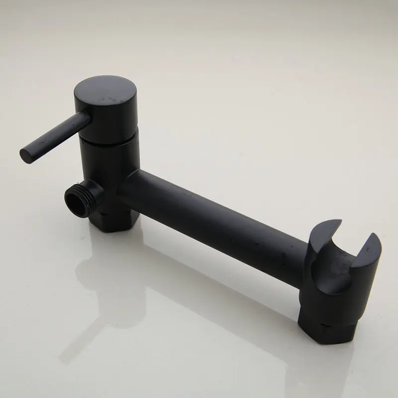KEMADI Matte Black Bidet Shower Faucets Brass Hygienic Shower Spray Airbrush Tap Hot Cold Water Mixer Toilet Spray Bidet Shower