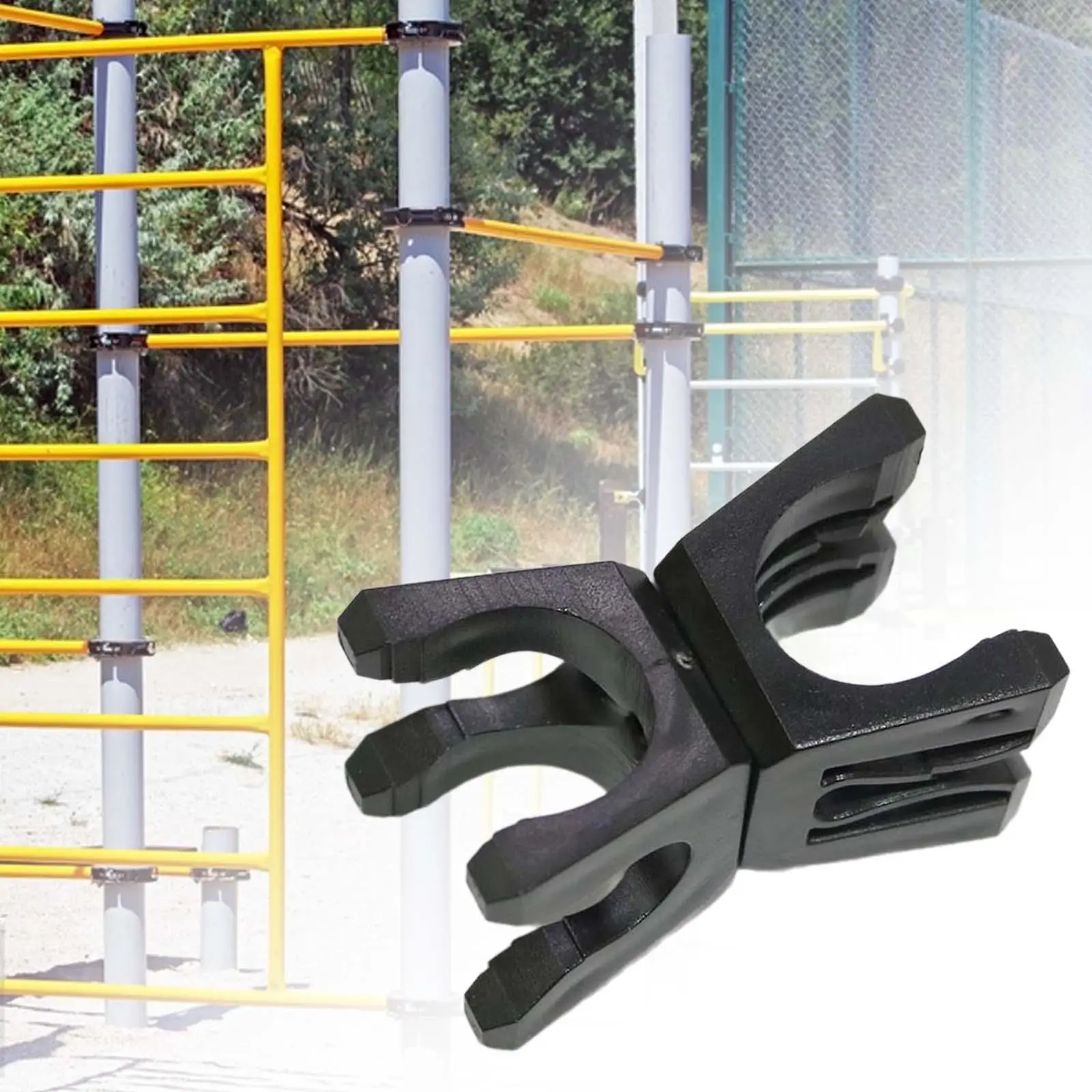 Football Training Flag Pole Clip for Easy Attachment and Removal Rotating Corner Flag Pole Connector for Traning Sports Warning