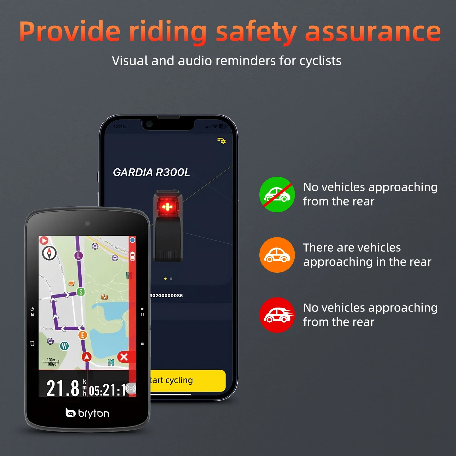 Wsdcam W100 دراجة الرؤية الخلفية الرادار الدراجات الذيل ضوء الفرامل الاستشعار مصباح مقاوم للماء 4 طرق الإضاءة الحماية الأمنية