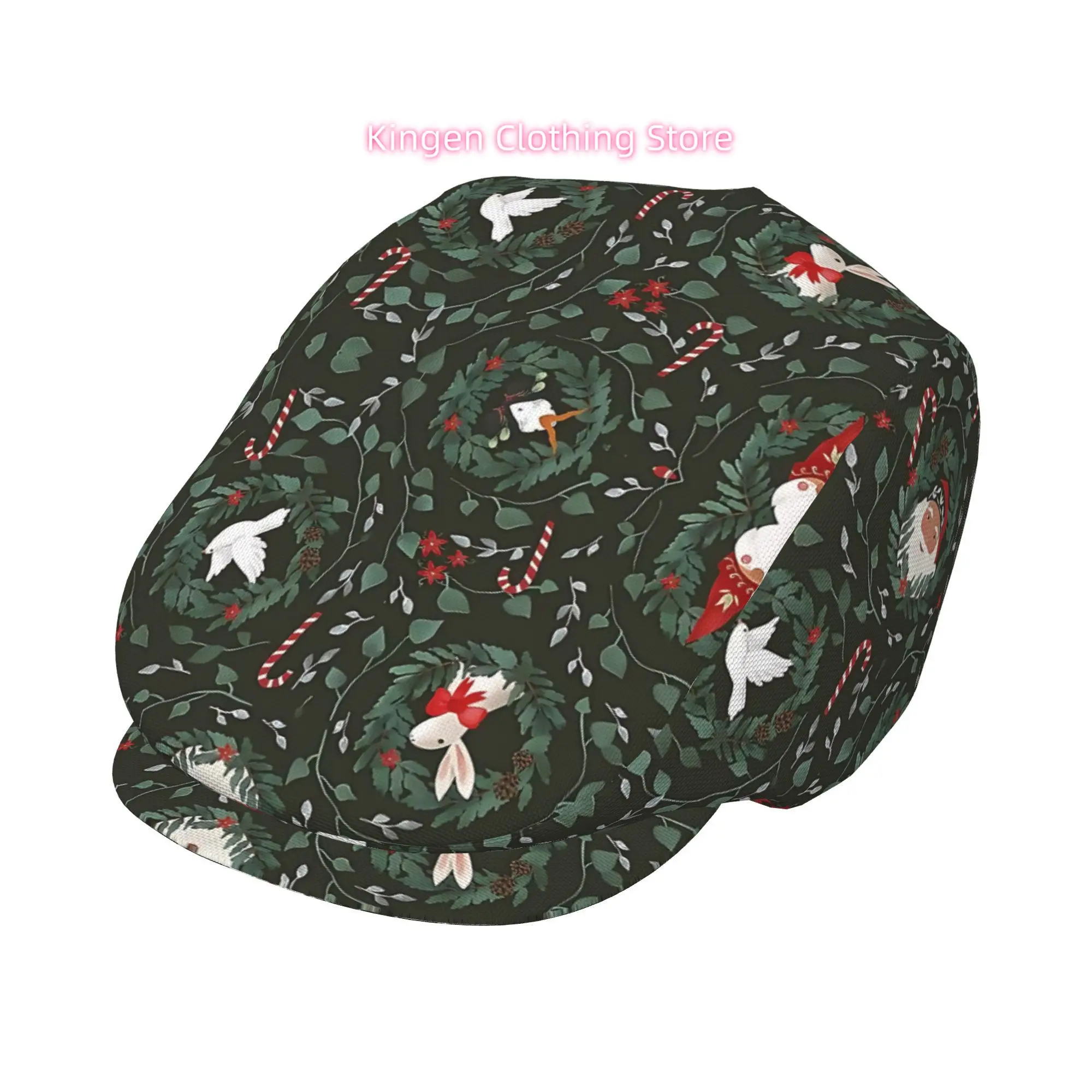 Winter Garland Anthem Men and Women Adjustable Flat Cap Newsboy Beret Ivy Cap Irish Cabbie Fishing Hats Forward Caps Gatsby Caps