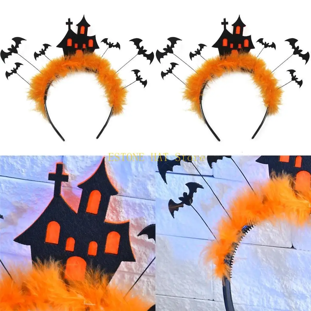 

49MF Cool Bats Headding Gutemdet Diritleding Party Cosplay Castles Headwear Accessories Hair