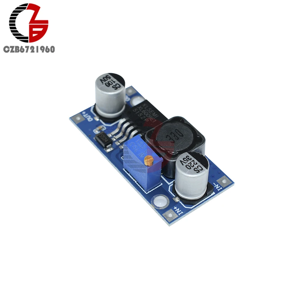 5Pcs XL6009 DC-DC Buck Boost Voltage Converter Power Module 4A 400KHz Adjustable Switch Module 3.8-30V to 1.25-35V Power Supply