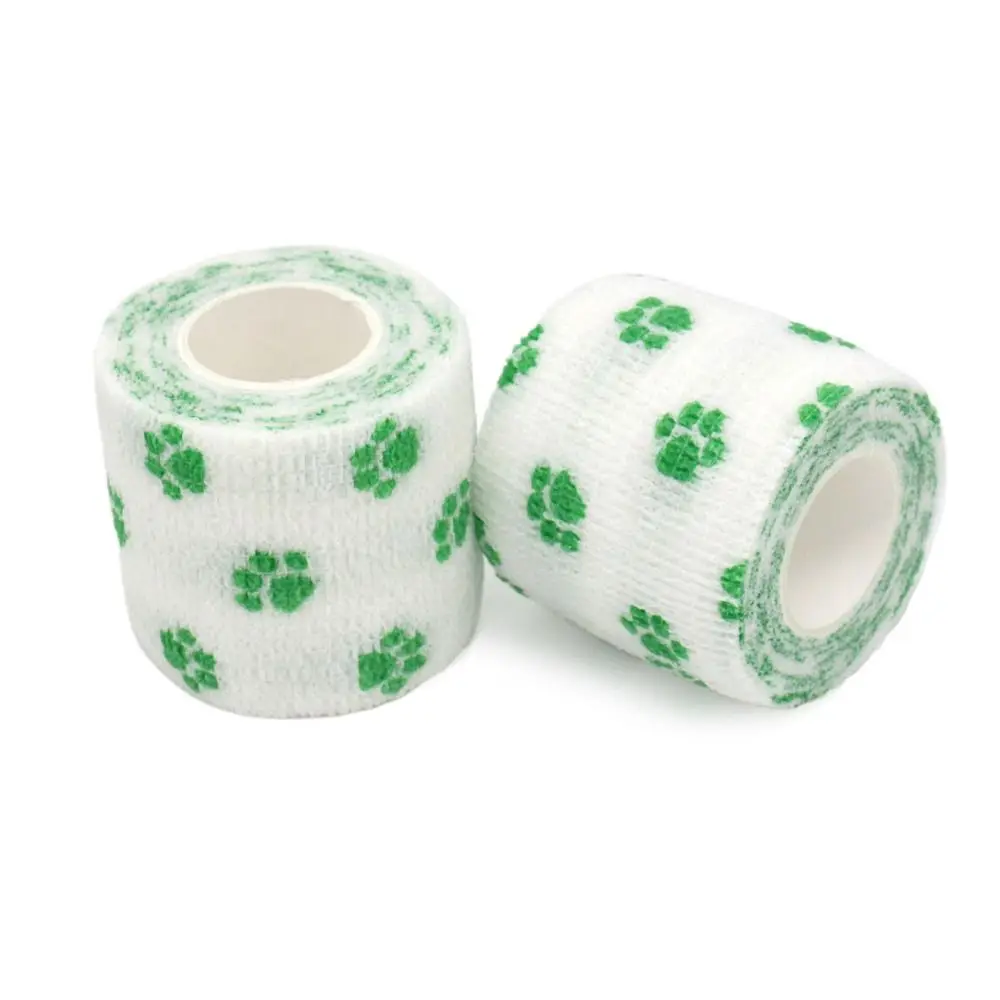 Benda Elastoplast Con Motivi Animali, Benda Colorata Non Tessuta Per Dita, Autoadesiva 5Cm, Bende Elastiche Traspiranti