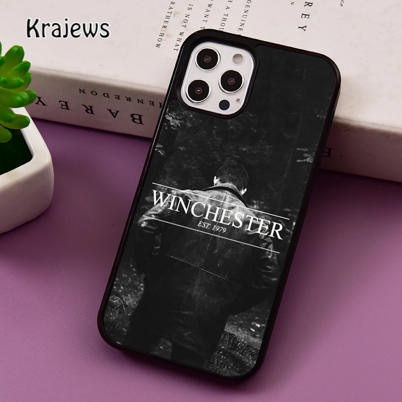 Castiel WINCHESTER Supernatural phone Case For iPhone 16 15 14 Plus 12 mini 13 11 Pro XR XS Max cover shell coque