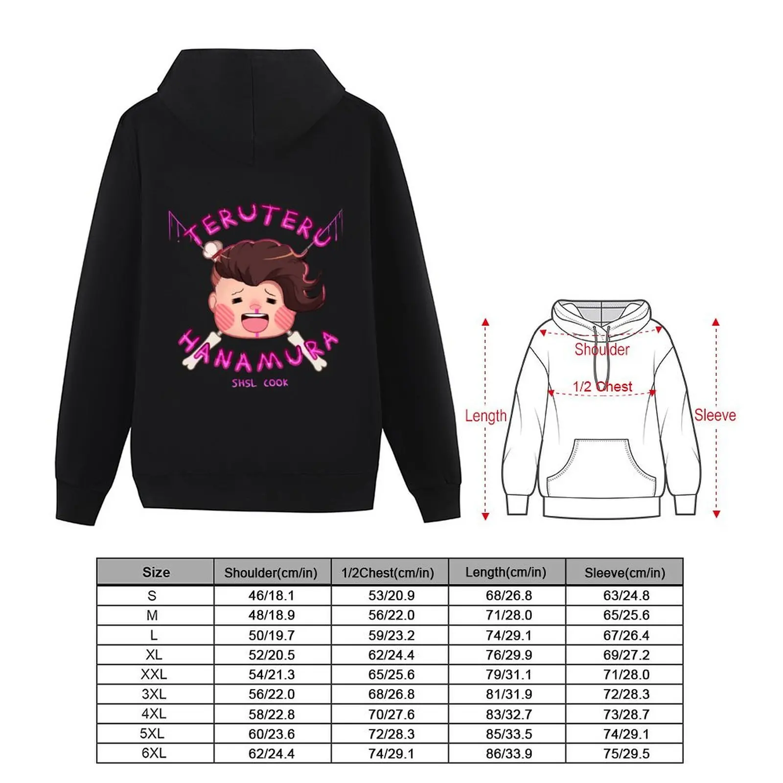 Teruteru Hanamura Hoodie korean autumn clothes men's clothes men's autumn clothes mens clothing graphic hoodies