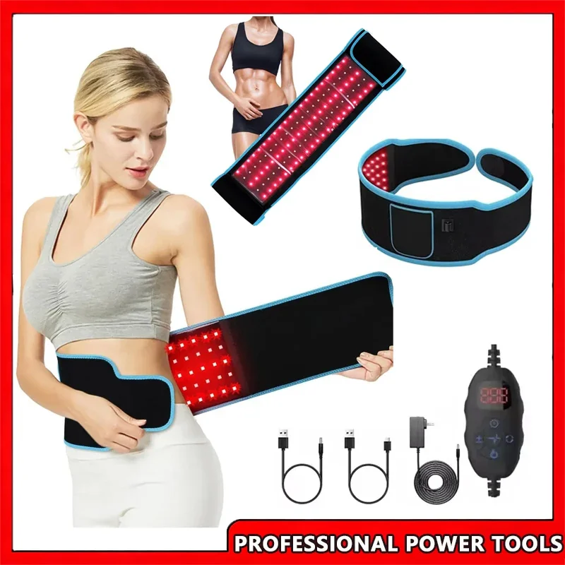 

Red ＆Infrared Light Therapy Belt 850nm 660nm LED Beauty Devices Fo Wrap Burn Fat Face Wrap Slimming Waist Heat Pad Full Body