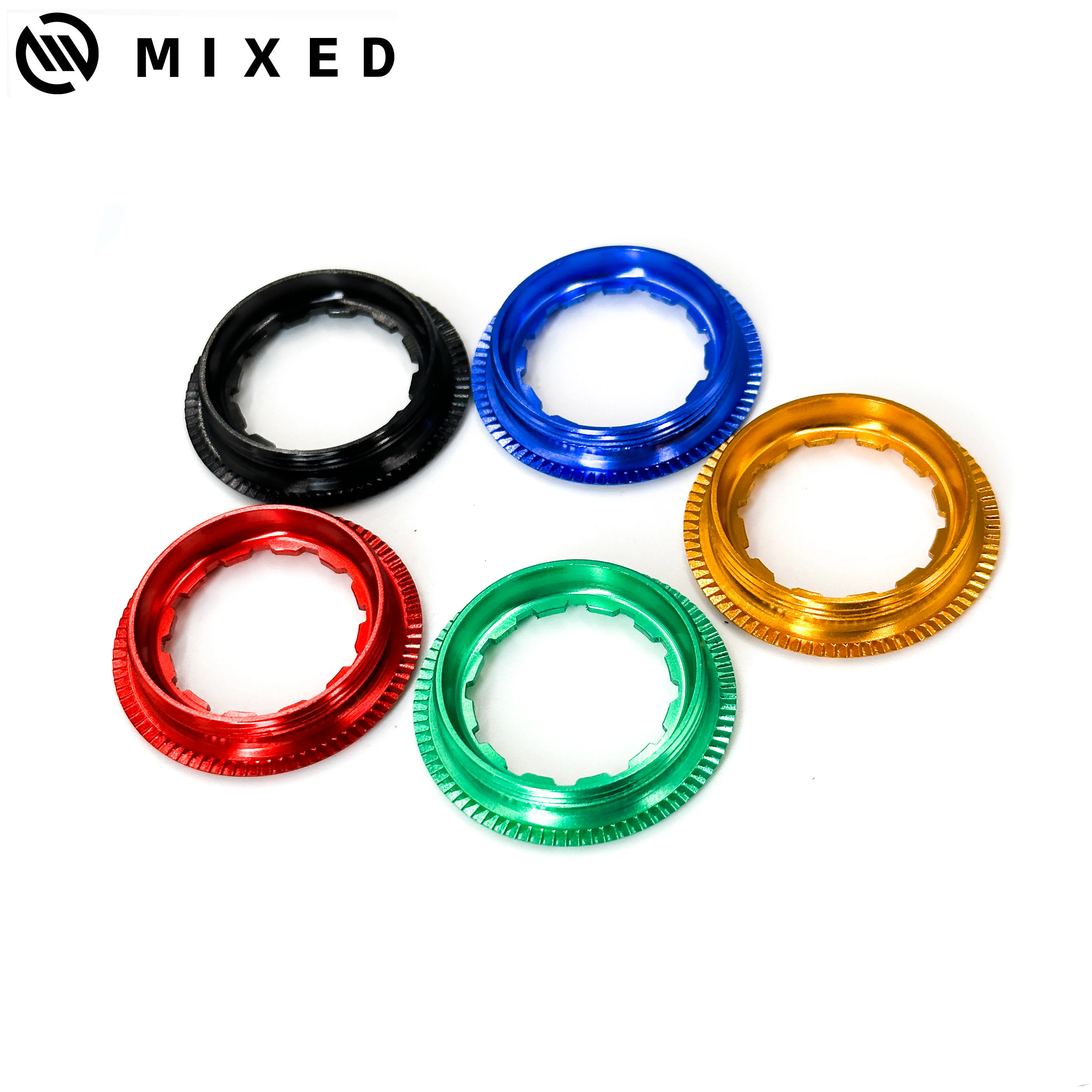 Mountain Road Bike Flywheel Lock Cover, CNC Alumínio Locked Washer, Cassette Lockring, Peças de bicicleta, 3.4g