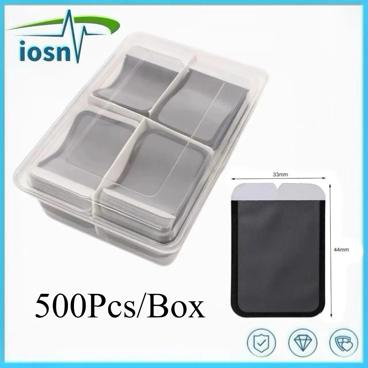 

500Pcs/Box Size 2 33*44mm Disposable Dental Digital X-Ray Scan Barrier Envelope Clinic Phosphor Plate Protective Pouch Cover Bag