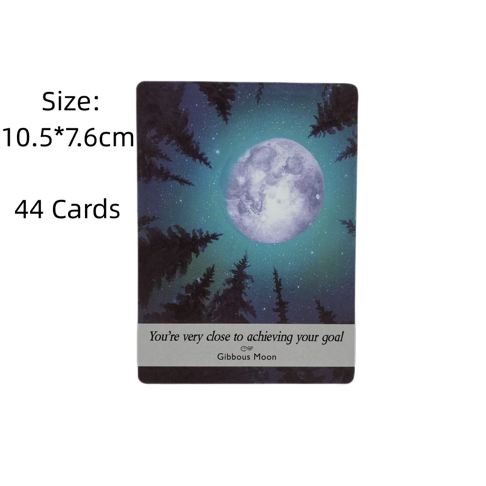 

Black Moon Oracle Cards Tarot Cards Board Game For Fate Divination Entertainment Party Game Entertainment Parties