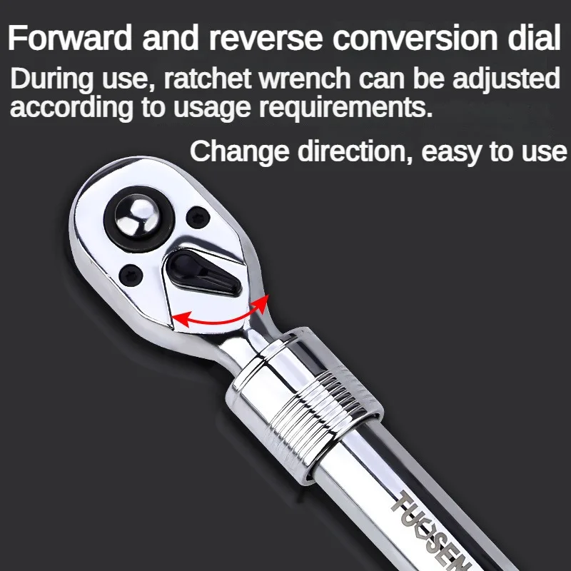 Telescopic socket ratchet wrench for automotive repair adjustable head ratchet set 72 tooth quick release wrench manual tool