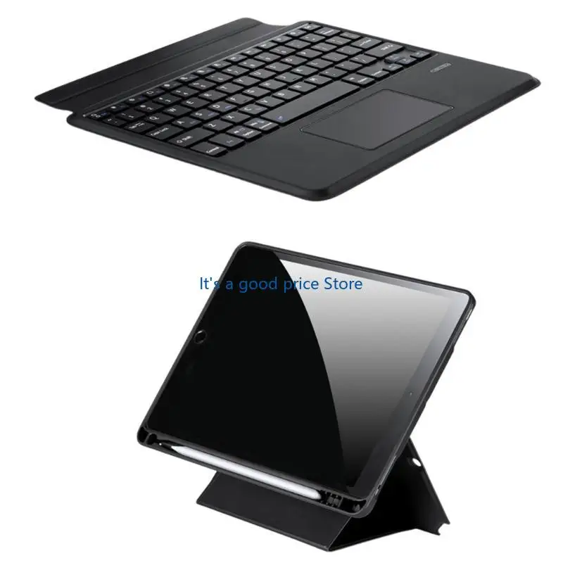 Keyboards Case w/Touch Pad Leather Trifolds Cover for Air 4 5 11