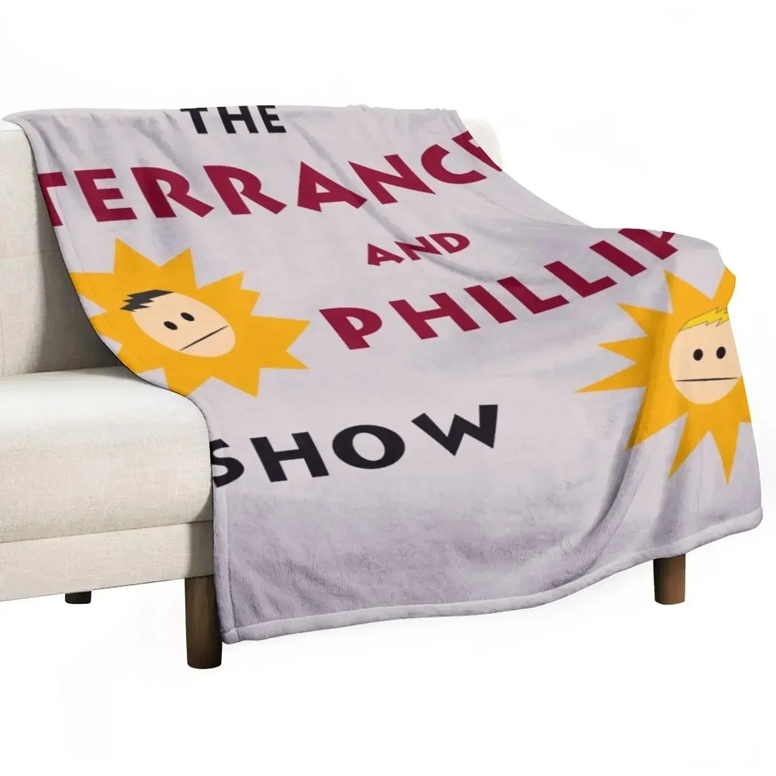 The Terrance and Phillip Show Throw Blanket Quilt Shaggy Blankets