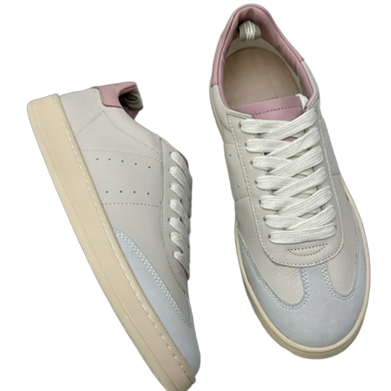 

Withered Minimalist Women's German Training Shoes Vintage Color Block Super Soft Comfortable Commuter Sneakers Shoes Women