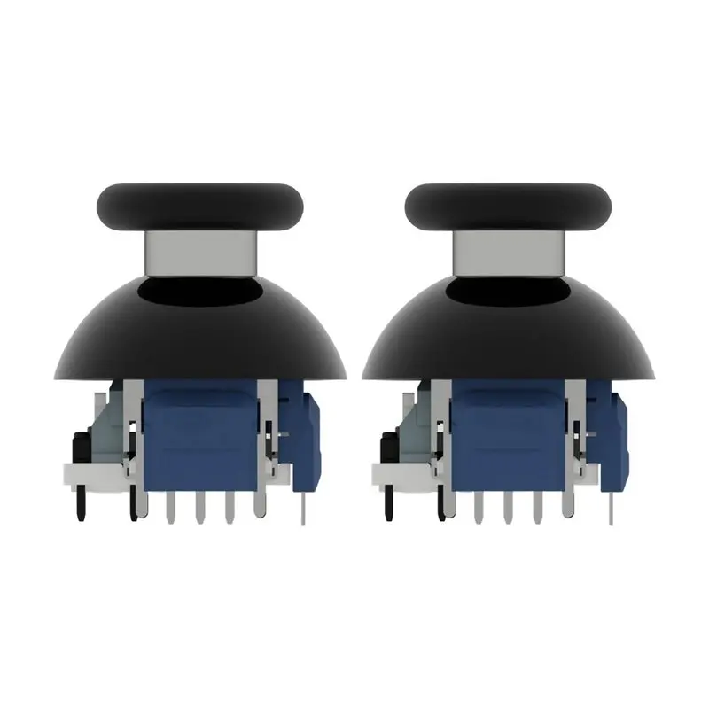 [B24B!】 TMR Magnetic Joystick For PS5 Controller Gamepad 2Pcs K-Silver JT13-005 Adjustable 30-80Gf Anti-Drift Replacement Stick