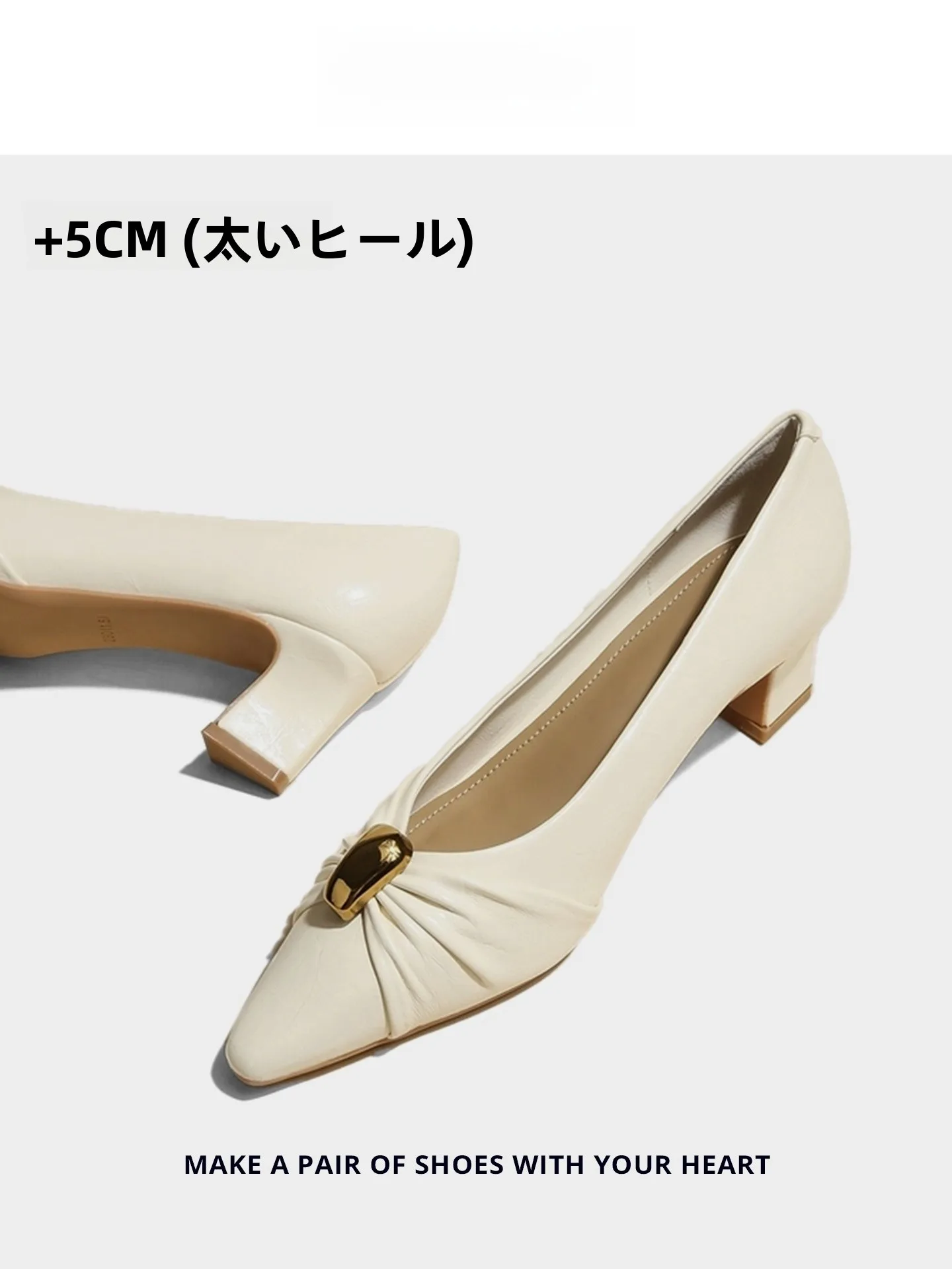 karsa2026-spring-new-sle-women's-faion-single-oes-metal-decoration-folded-design-slip-on-high-heels-french-sle-leather