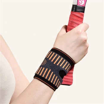 1 protector de muñeca deportivo elástico, para hombre mujer baloncesto bádminton voleibol tenis gimnasio Fitness, protección de muñeca a presión
