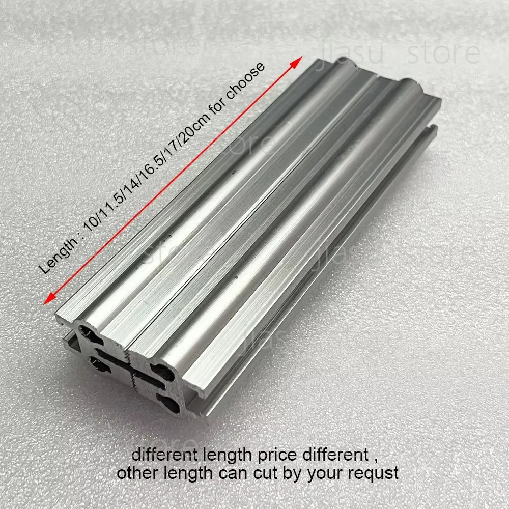 Tea Bag Packing machine Sealing Jaw,Vertical packaging machine heating aluminum block,three side sealing module stripe,1pair