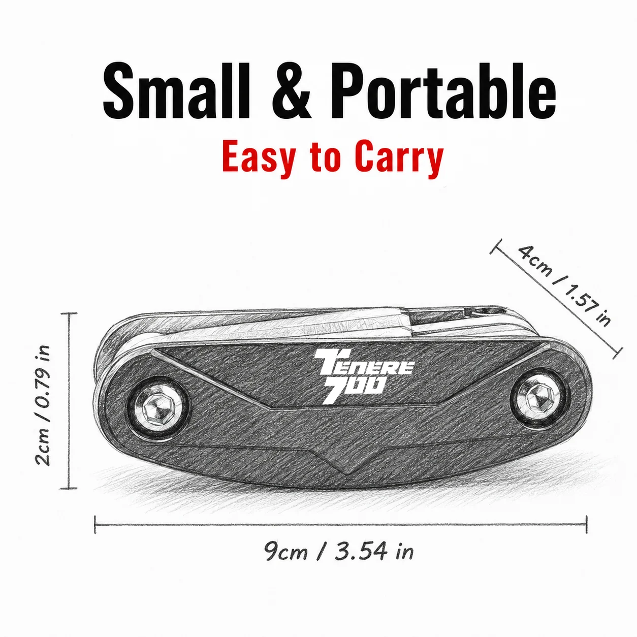 For YAMAHA TENERE 700 Tenere700 XTZ 700 T700 2020 2021 Motorcycle Tool Repair Kit Multifunctional Screwdriver Wrench Hex Key