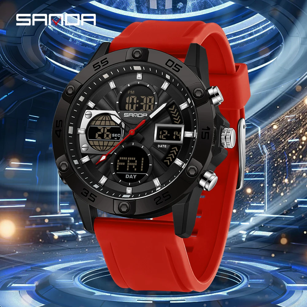SANDA Fashion Luxury Cool Elec - Luxury Watch Shop recension och pris