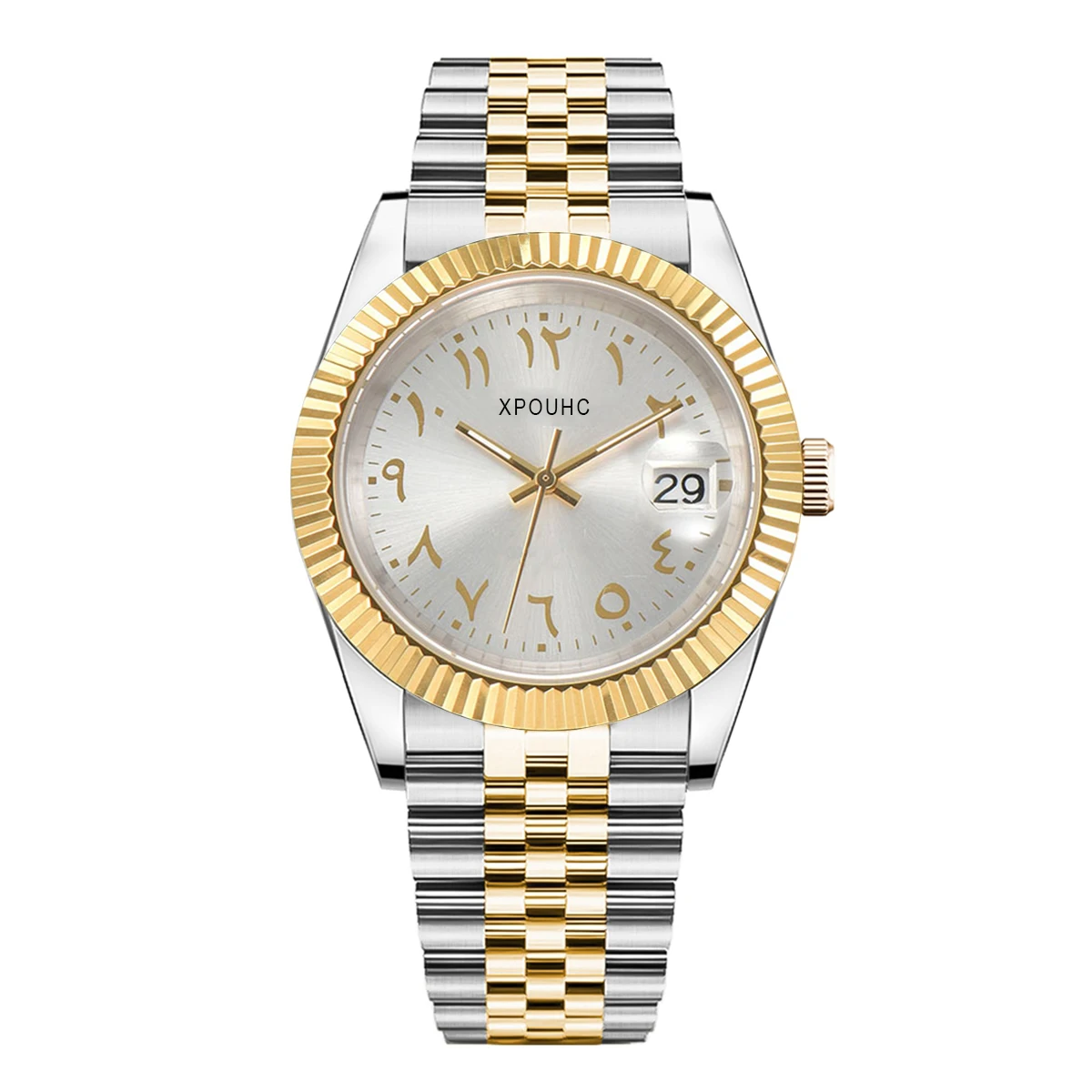 NH35 Custom Watch Supports customized logo Sapphire glass Stainless steel case Jubilee bracelet Installation NH35 movement