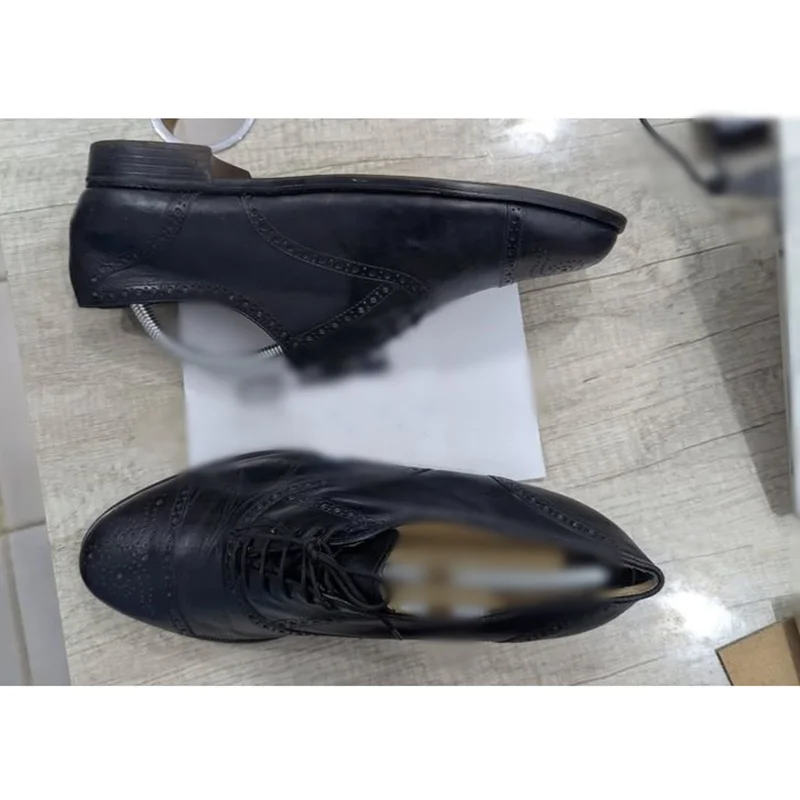 Marrom rendas até sapatos masculinos rasos sapatos de couro bombas de alta qualidade sapatos de festa moda tamanho grande 48 zapatillas mujer