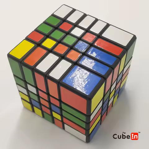 3D Printed 5x5 Mirror Cube Puzzle Cube Educational Gift Idea X'mas