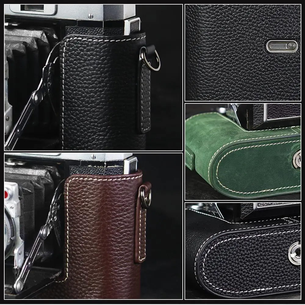 Handmade Half Case Leather Camera Half Case Leather Case For MAMIYA 6 Case Quick Release Leather Camera Strap