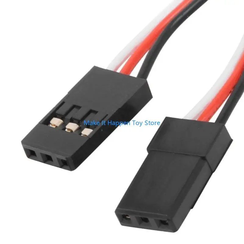 28EC 10PCS 10cm Extension quadcoptère servo plomb futaba mâle à câble métallique mâle rc
