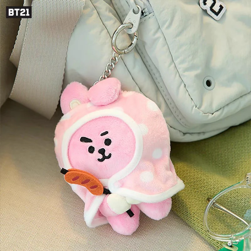Line Friends Bt21 Bonfire SeriesSchattige pophanger sleutelhanger interieurdecoratie Leuke ornamenten Geschenken Speelgoedcollectie voor kinderen