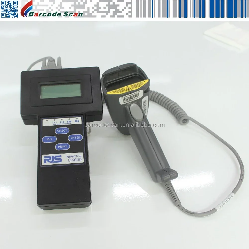 Verificador de códigos de barras del escáner láser RJS Inspector D4000L