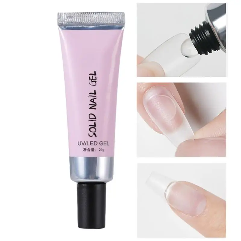 

Gel Nail Glue Long Lasting Nail Glue Base Gel Portable Modeling Gel Builder Sculpture Nail Glue Gel For Carving Salon Home Use