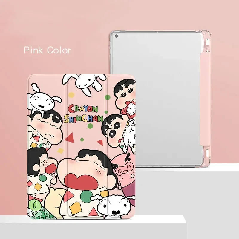 Anime Crayon Shin-chans Cover for iPad Air 1 2 3 10.5 Case 6th 7th 8th 9th 10th Gen iPad 10.9 2022 Pro 11 2020 9.7 Mini5 4 Case