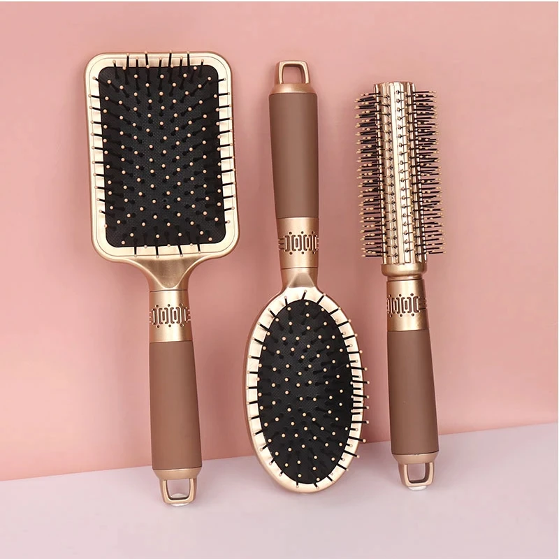 마사지 에어백 빗 Detangling Brush Detangler 헤어 브러시 건식 젖은 곱슬 머리 정전기 방지 미용