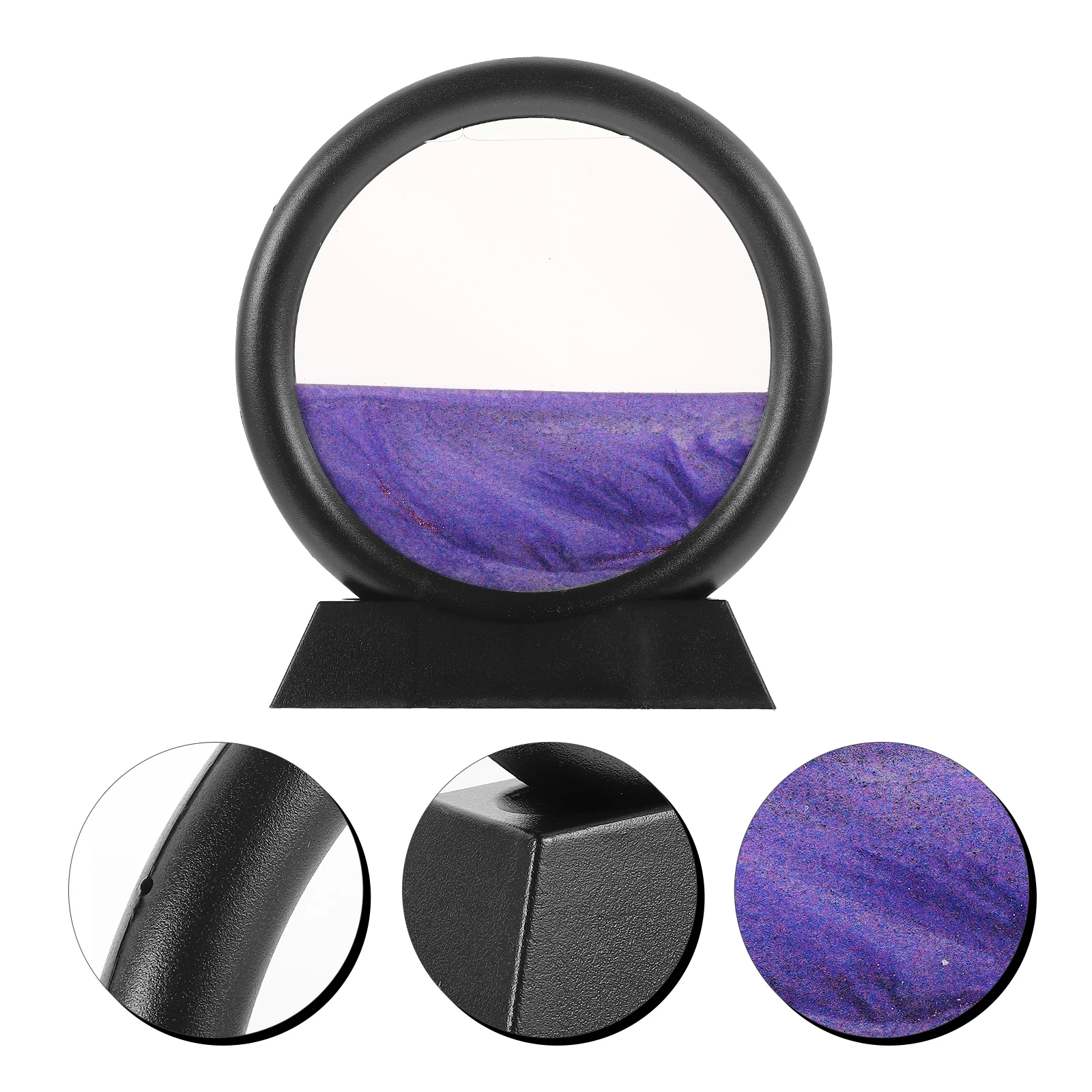 

Quicksand Painting Hourglass Ornaments Display Decoration Flowing Oranment Desk Home Accessories