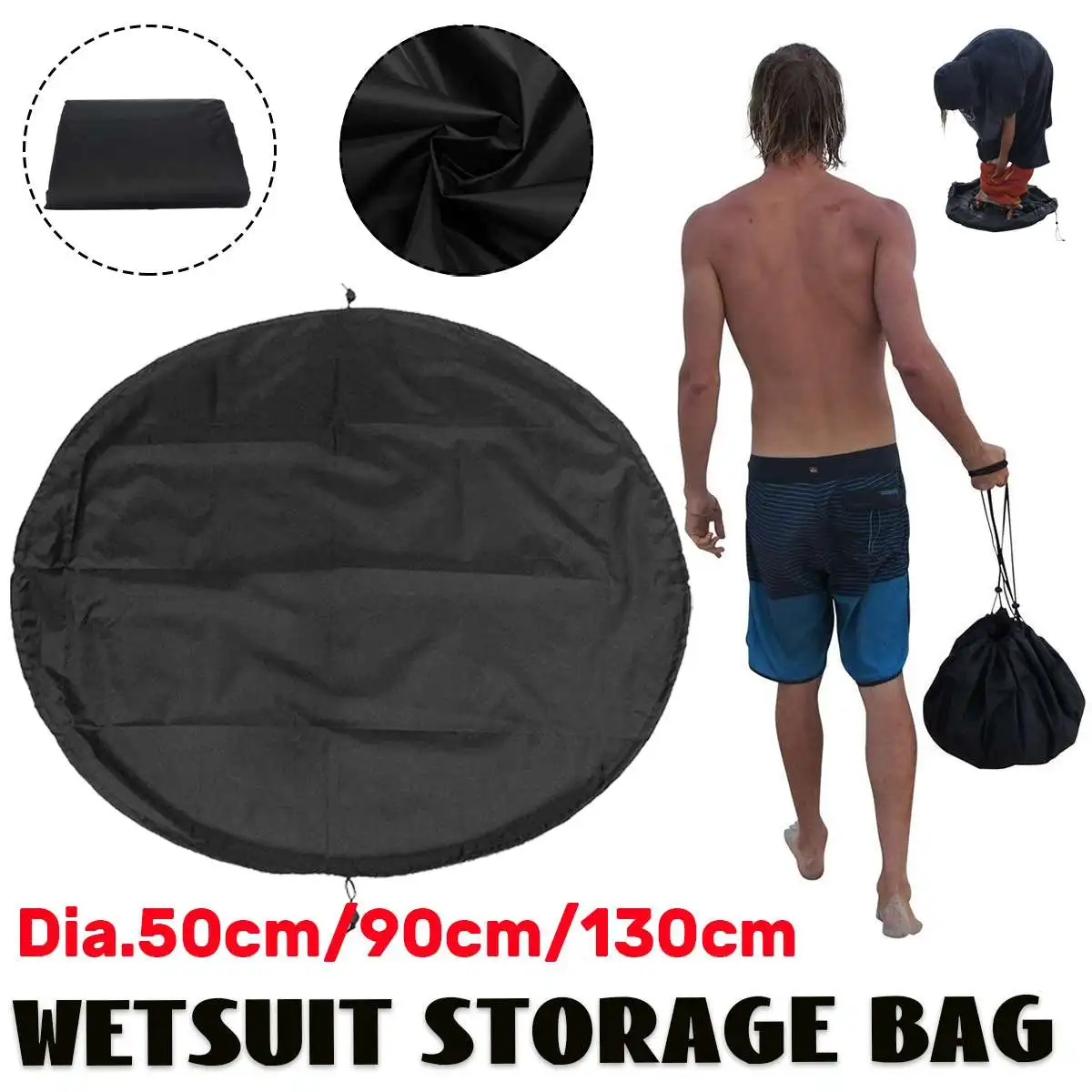 Combinaison de plongée en polyester imperméable et pliable, sac sec pour surfeurs plage natation avec cordon de proximité