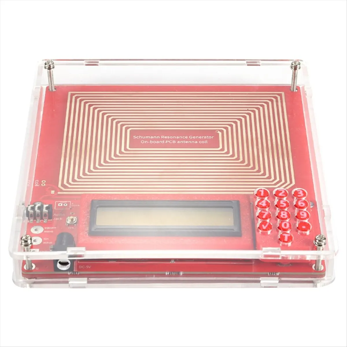 DT1082 TRENDY~Adjustable 0.1Hz-99999Hz 7.83HZ Resonance Ultra-Low Frequency Pulse Wave Generator Audio Resonator DC 5V