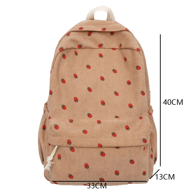 Strawberry Woman Backpack New School Book Bags for Teenage Girls Boys 2025 New Female College Bag Student Lady Leisure BagPack