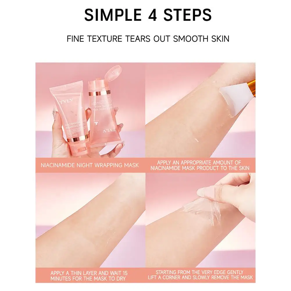 قناع تقشير الليل من النياسيناميد لشد الكولاجين وتقليص المسام وتفتيح الترطيب العميق والخطوط الدقيقة للعناية بالبشرة الكورية 2026 #6