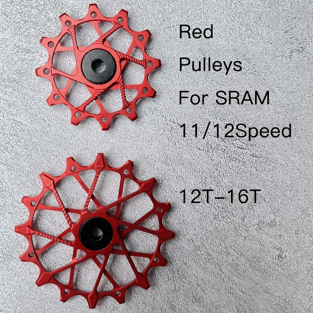 MTB Road Schaltwerk Käfig Riemenscheibenräder für SRAM 11/12 Geschwindigkeit Schaltwerk Übergroßes Lager Für NX GX X01 XX1 EAGLE AXS