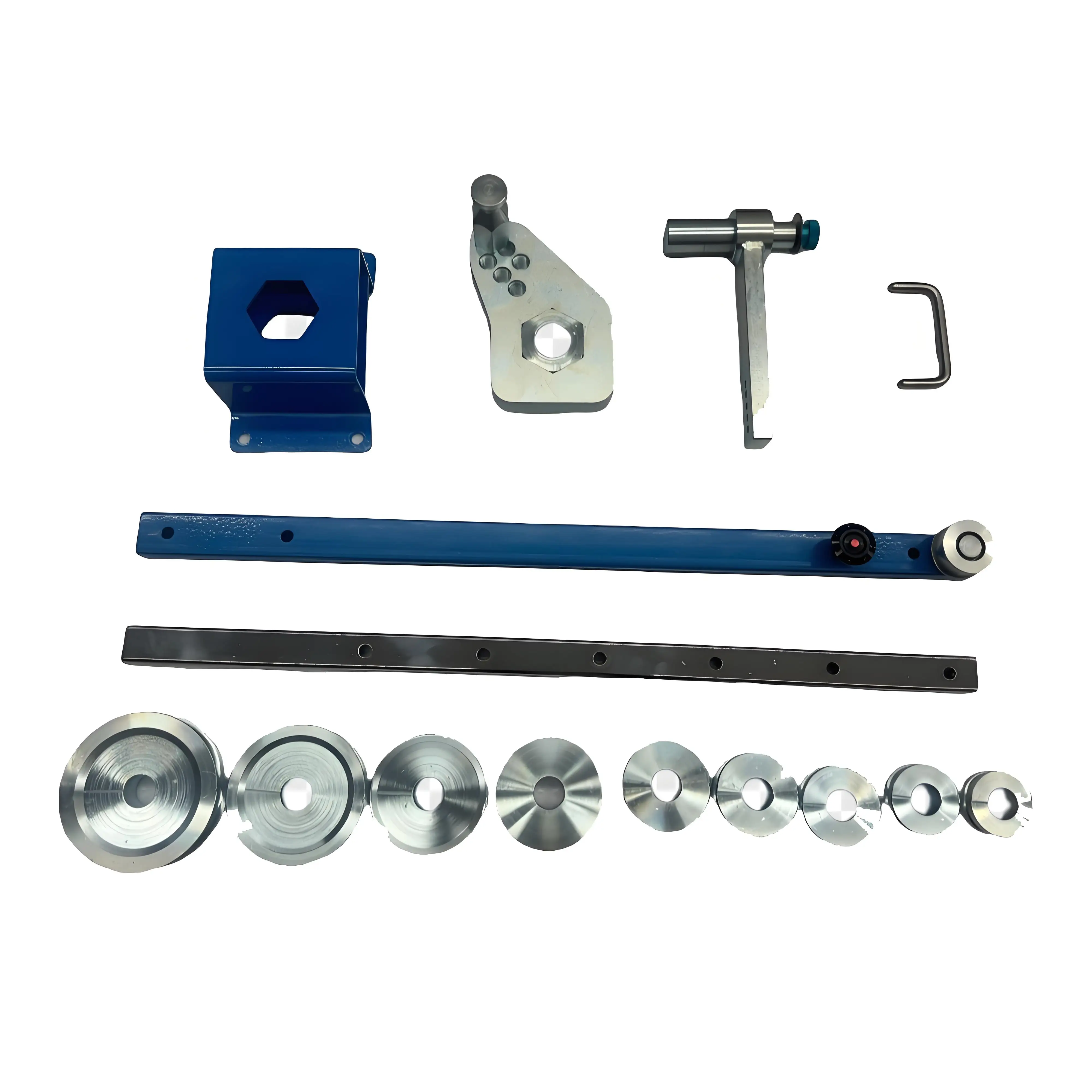 

Multifunction Manual Metal Tube Craft Bending Machine Steel Rolling Scroll Pipe Bender Gear Pump Motor Core Components