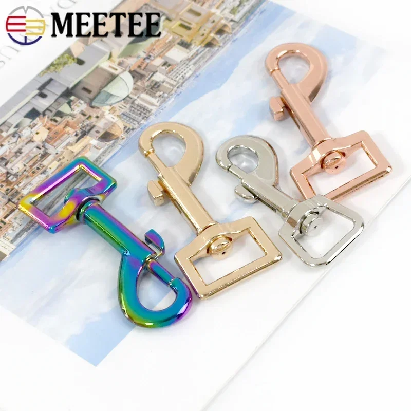3-10Pcs 15/20/25mm Bag Strap Buckles For Sewing Metal Swivel Lobster Clasp Keychain Trigger Snap Dog Collar Hook DIY Accessories