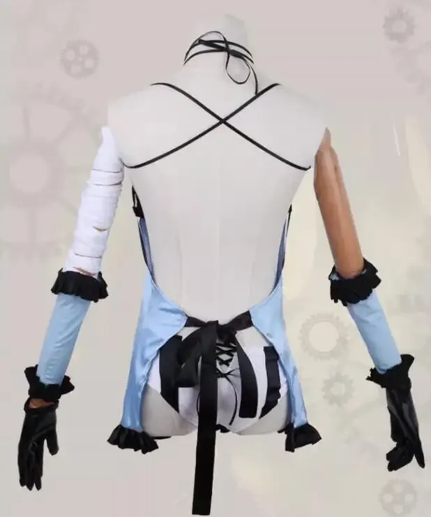 مجموعة كاملة من أزياء تنكرية رائعة جدًا لحفلات الهالوين وعيد الميلاد ملابس مخصصة باللون الأزرق 2025 Coscos