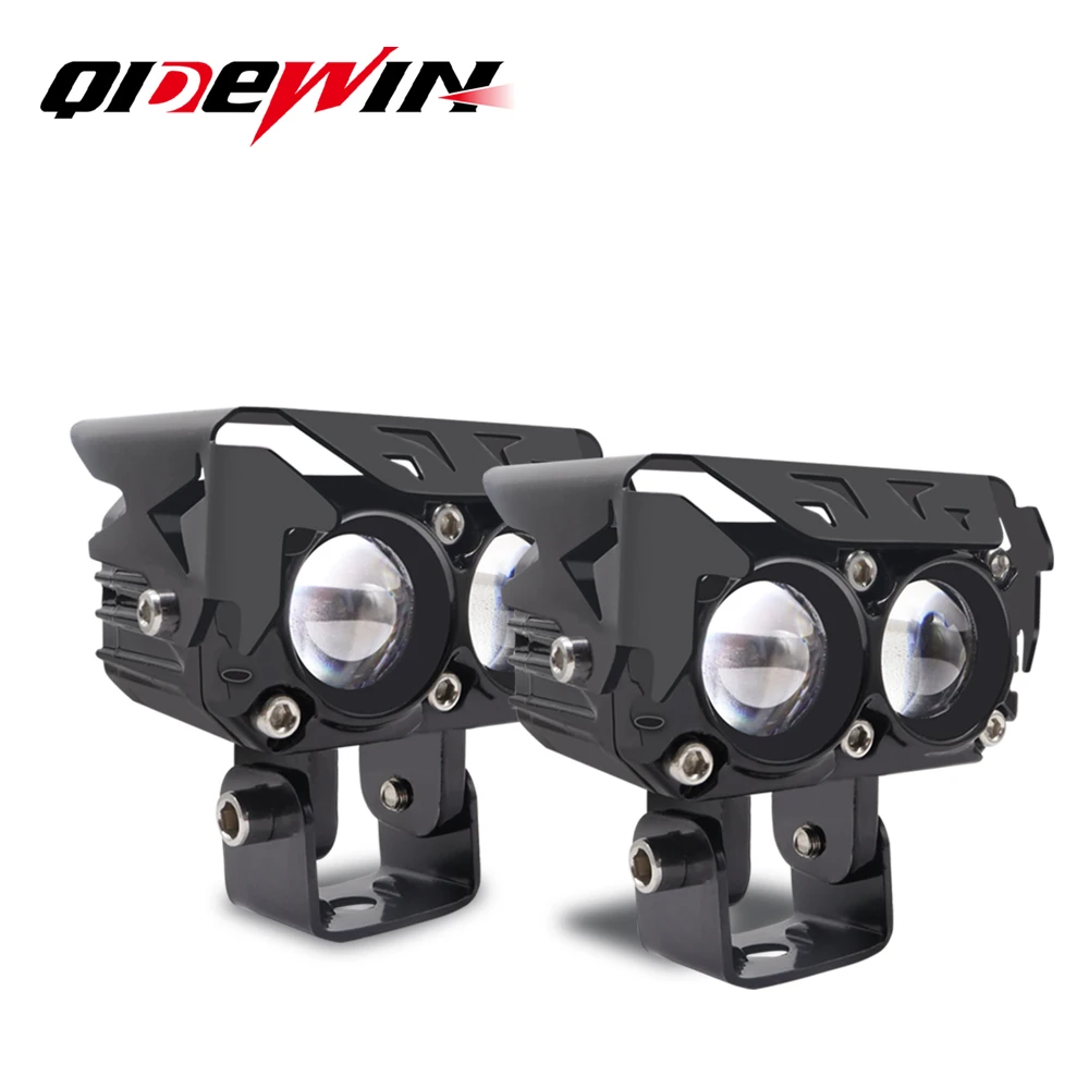 2 Inch Motorcycle LED Spot Work Light High Low Beam Fog Lamps for Off Road Car Trucks SUV UTV Mini Lens Headlight Driving Light