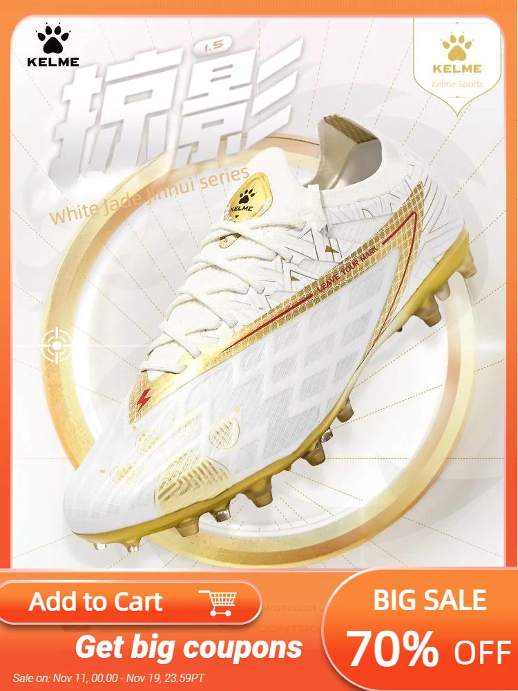 

Kelme Adult Football Shoes Mg Professional Match Short Nail Shoes Daily Training Shoes Indoor Anti Slip Football Shoes